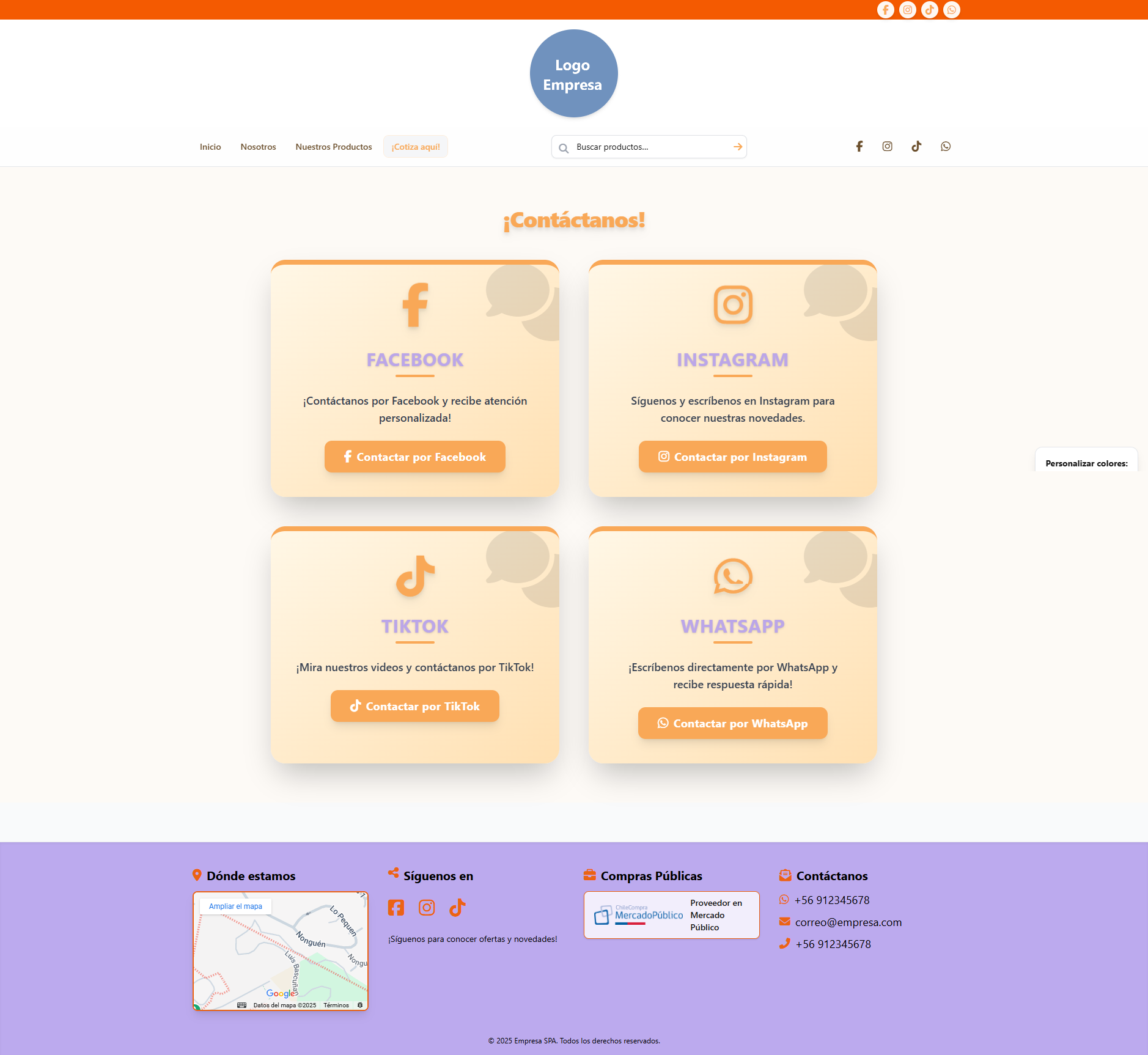 Sitio WEB CMS